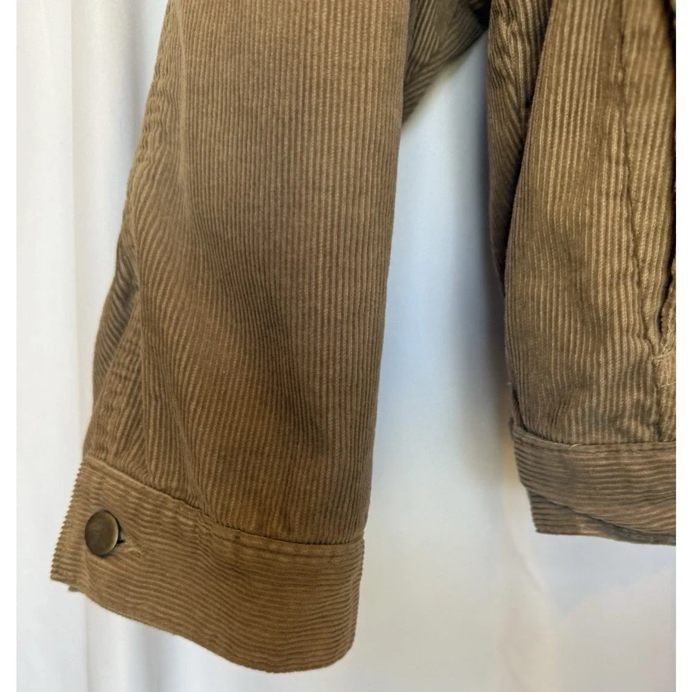 Vintage Chore Barn Coat Mens 2XL Corduroy Sherpa Marlboro Fleece Trucker‎ Jacket